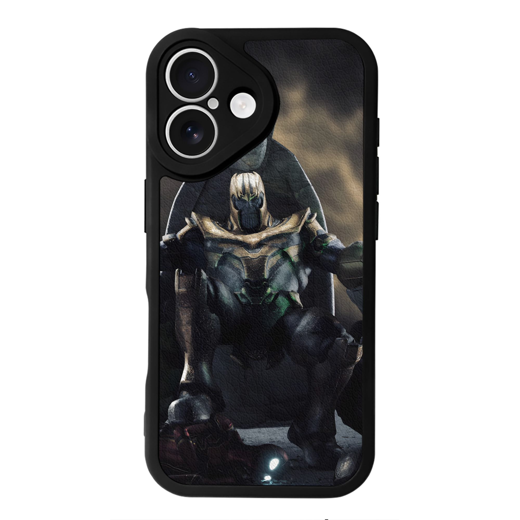（画像用） アベンジャーズ The Avengers 【iPhone 16シリーズ対応】シリコンスマホケース（レザー調） 材質：シリコン